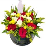 Topper Lemn, Scoala, Absolvire, Alb, 18cm, TSUV007 - imagine 2