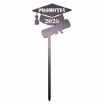 Topper Lemn, Scoala, Absolvire, Negru, 17cm, TSUV010