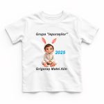 Tricou Personalizat, Absolvire, Baietel, Grupa Iepurasilor, Bumbac, Alb, TABS006