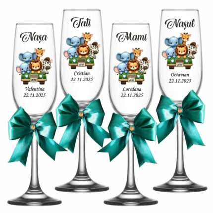 pahare botez personalizate safari