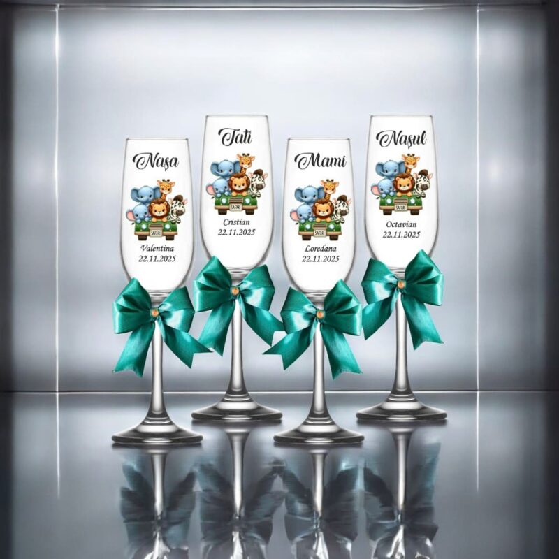 pahare botez personalizate safari