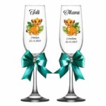 pahare botez personalizate simba verde