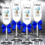 pahare botez personalizate ursulet balon