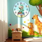 Ceas Labubu, Lemn, CSDUV203 - imagine 2