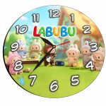 Ceas Labubu, Lemn, CSDUV204 - imagine 3