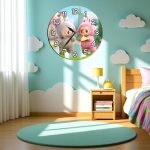 Ceas Labubu, Lemn, CSDUV205 - imagine 2