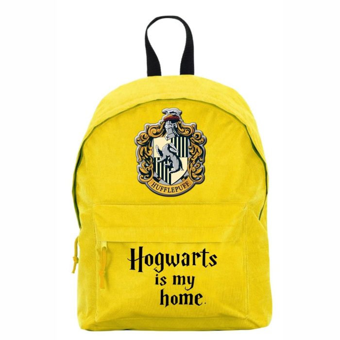 Ghiozdan pentru scoala, Harry Potter, Casa Hufflepuff, 38×28 cm, Galben, GS023 - imagine 1