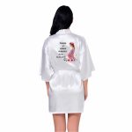 Halat mireasa, Personalizat, Nunta, Alb, Satin, HNM019