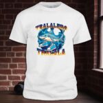 Tricou Personalizat, Barbati, Tralalero Tralala, Bumbac, Alb, TU108 - imagine 2