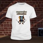 Tricou Personalizat, Barbati, Cappuccino Assassino, Bumbac, Alb, TU110 - imagine 2