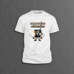 Tricou Personalizat, Barbati, Cappuccino Assassino, Bumbac, Alb, TU110 - imagine 3