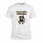 Tricou Personalizat, Barbati, Cappuccino Assassino, Bumbac, Alb, TU110