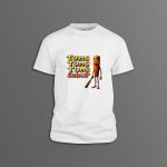 Tricou Personalizat, Barbati, Tung Tung Tung Sahur, Bumbac, Alb, TU112 - imagine 3