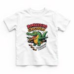 Tricou Personalizat, Copii, Bombardino Crocodilo, Bumbac, Alb, TU117