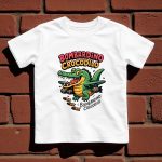 Tricou Personalizat, Copii, Bombardino Crocodilo, Bumbac, Alb, TU117 - imagine 3