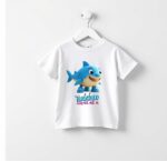 Tricou Personalizat, Copii, Tralalero Tralala, Bumbac, Alb, TU120 - imagine 2