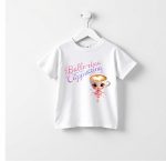 Tricou Personalizat, Copii, Ballerina Cappuccina, Bumbac, Alb, TU122 - imagine 2