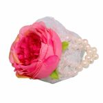 Bratara Florala, Nunta, Domnisoara de onoare, Roz, BD005 - imagine 3