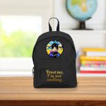 Ghiozdan pentru scoala, Wednesday, 38×28 cm, Negru, GS035 - imagine 2