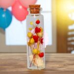 Marturie de Botez, Personalizata, Flori Uscate, Natur, MBFS002 - imagine 2