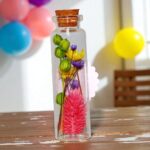 Marturie de Botez, Personalizata, Flori Uscate, Roz, MBFS004 - imagine 2