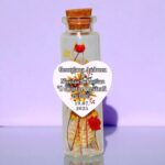 Marturie de Nunta, Personalizata, Flori Uscate, Natur, MFN006 - imagine 2