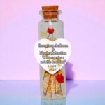 Marturie de Nunta, Personalizata, Flori Uscate, Natur, MFN007 - imagine 2