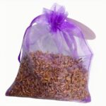 Marturie de nunta, Lavanda, Saculet organza, Mov, Personalizat, MLS001 - imagine 4