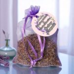 Marturie de nunta, Lavanda, Saculet organza, Mov, Personalizat, MLS001 - imagine 2