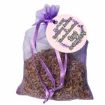 Marturie de nunta, Lavanda, Saculet organza, Mov, Personalizat, MLS003