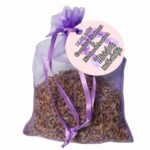 Marturie de nunta, Lavanda, Saculet organza, Mov, Personalizat, MLS004