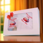 Set Prima mea baita cu Nasii, Alb, Cars, Bumbac, SPB20 - imagine 3