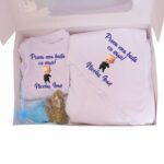 Set Prima mea baita cu Nasii, Alb, Baby Boss, Bumbac, SPB23 - imagine 2