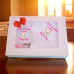 Set Prima mea baita cu Nasii, Alb, Iepuras, Bumbac, SPB29 - imagine 3