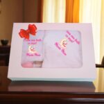 Set Prima mea baita cu Nasii, Alb, Stitch Girl, Bumbac, SPB31 - imagine 3