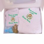 Set Prima mea baita cu Nasii, Alb, Bebe Leu, Bumbac, SPB35 - imagine 2