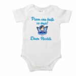 Set Prima mea baita cu Nasii, Alb, Fetita Fluture, Bumbac, SPB39 - imagine 4