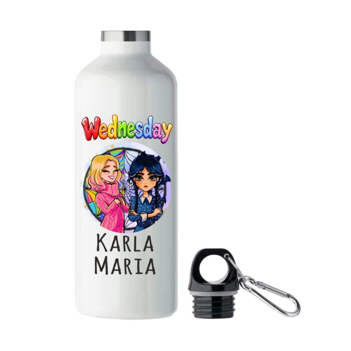 Sticla de Apa, Personalizata, Wednesday, 500ml, BGC011 - imagine 2