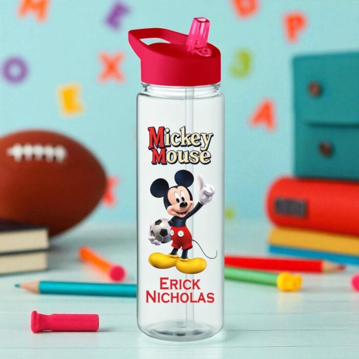Sticla de Apa, Personalizata, Mickey Mouse, 650ml, BPS001 - imagine 4