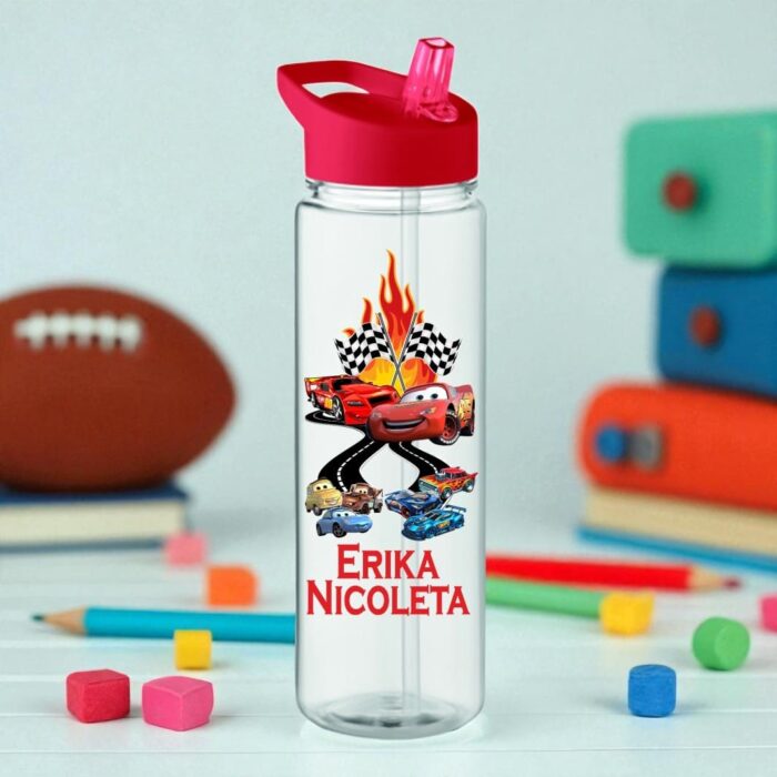 Sticla de Apa, Personalizata, Cars, 650ml, BPS006 - imagine 4