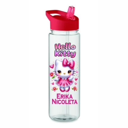 Sticla de Apa, Personalizata, Hello Kitty, 650ml, BPS011