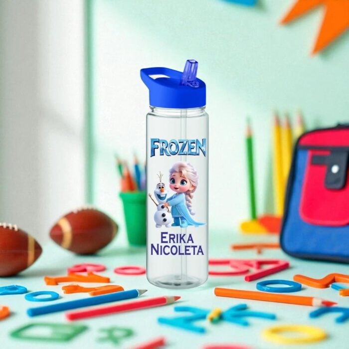Sticla de Apa, Personalizata, Frozen, 650ml, BPS014 - imagine 4