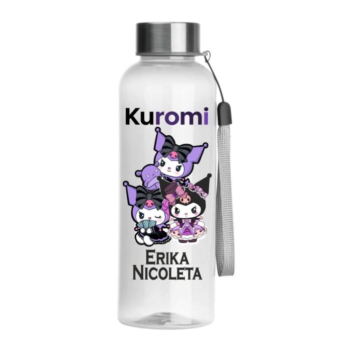 Sticla de Apa, Personalizata, Kuromi, 500ml, BSC007 - imagine 1