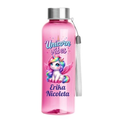 Sticla de Apa, Personalizata, Unicorn, 500ml, BSC032