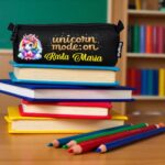 Penar Personalizat, Scoala, Unicorn, 22x7x6,5cm, PNSC002 - imagine 2