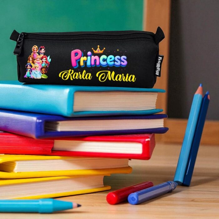 Penar Personalizat, Scoala, Printese, 22x7x6,5cm, PNSC003 - imagine 2