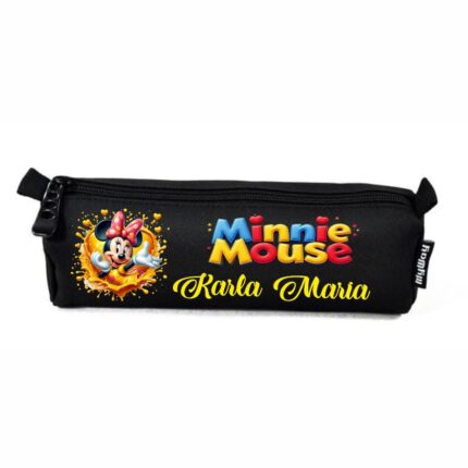 Penar Personalizat, Scoala, Minnie Mouse, 22x7x6,5cm, PNSC005