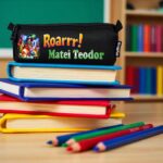 Penar Personalizat, Scoala, Dinozaur, 22x7x6,5cm, PNSC009 - imagine 2