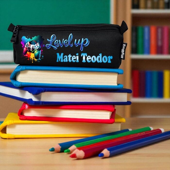 Penar Personalizat, Scoala, Gaming, 22x7x6,5cm, PNSC010 - imagine 2