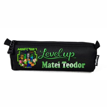 Penar Personalizat, Scoala, Minecraft, 22x7x6,5cm, PNSC011